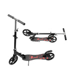 Monopattino per Adolescenti e Adulti (Carico Massimo 70 kg) Pieghevole, Grandi Ruote in Poliuretano, Freno a Pedale, Antiscivolo, Altezza Manubrio 81-101 cm