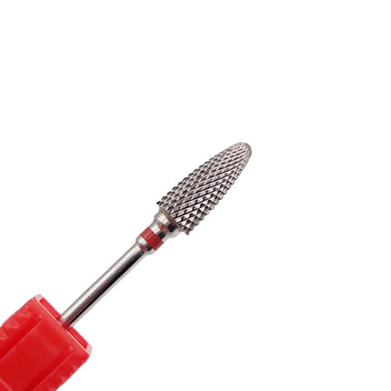 1Pc Bullet Carbide Nail Drill Bits Professional 3/32"Tungsten Flame Nail Bit Manicure Acrylic Gel Remover Nail Accessories Tools