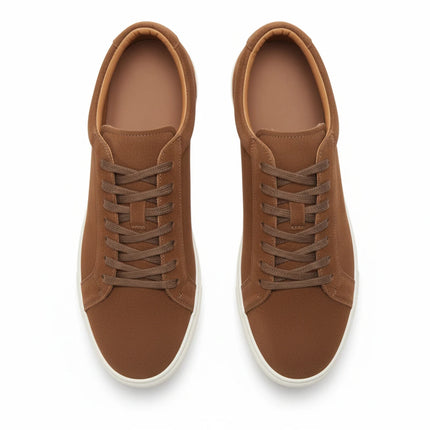 Men's Suede Loafers Walking Style Shoes Durable Pure Leather Casual Skateboarding Shoes