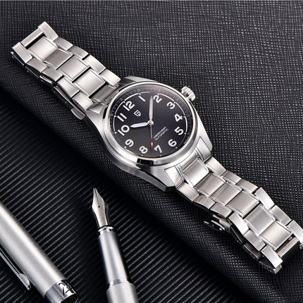 PAGANI DESIGN 38MM NH35 PD1717 V2 Orologi meccanici automatici da uomo Orologio da polso da uomo in acciaio inossidabile impermeabile con zaffiro 200 m impermeabile