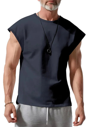 Amazon cross-border men's clothing summer new sleeveless t-shirt youth casual loose thin vest men PlatiNum