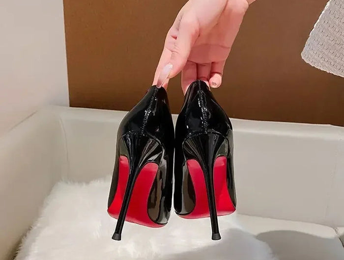 Sexy Black High Heels for Ladies Elegant woman heels 2025 trend Stiletto Pointed Toe Shoes Women Nightclub Prom Party Shoes PlatiNum
