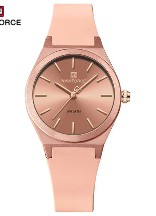 NAVIFORCE 2025 Orologi moda donna Orologio al quarzo Sport Cinturino in silicone Orologi da polso da donna Orologio semplice Regalo relogios feminino platinumshop