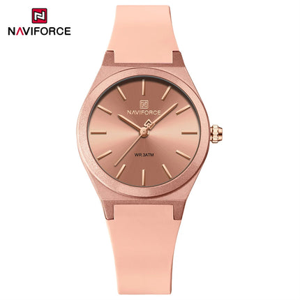 NAVIFORCE 2025 Orologi moda donna Orologio al quarzo Sport Cinturino in silicone Orologi da polso da donna Orologio semplice Regalo relogios feminino platinumshop