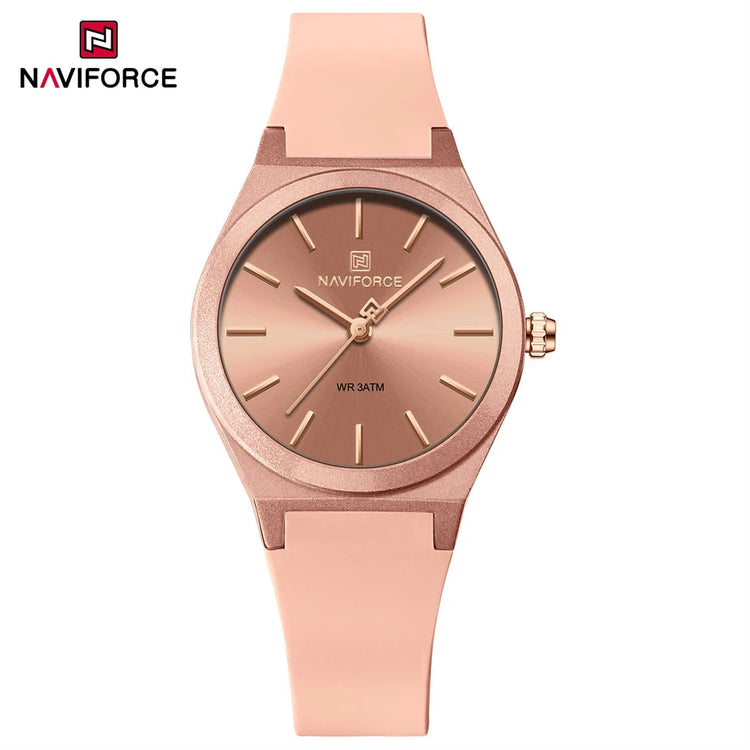 NAVIFORCE 2025 Orologi moda donna Orologio al quarzo Sport Cinturino in silicone Orologi da polso da donna Orologio semplice Regalo relogios feminino platinumshop