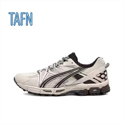 Scarpe stile retrò atletico con suola segmentata antiscivolo, adatte per jogging, attività all'aperto, uscite casual e fitness per adulti.
