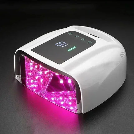 Wireless Rechargeable Uv‑Led Nail‑Lamp Cordless Gel‑Polish‑Dryer For Home‑Spa‑Manicure‑Session Portable Long‑Lasting Nail‑Curing‑Light