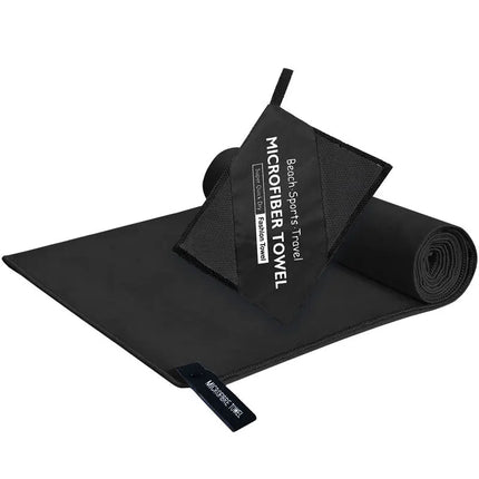Asciugamano in microfibra di alta qualità di alta qualità, 6 misure, ultra assorbente, ad asciugatura rapida, borsa portatile, palestra, yoga, spiaggia, campeggio, viaggi, leggero