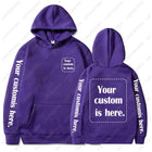 2026 Student Casual Custom Printed Text DIY Hoodie Customized Personalized Hoody Custom Hoodies Text Sweatshirt Clothes