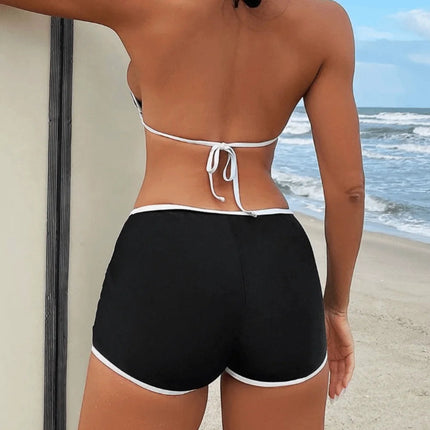 Nuovo Bikini da Donna Europeo e Americano, Design alla Moda, Stile Sexy, Costume da Bagno Due Pezzi, Set Trendy, Abbigliamento da Spiaggia PlatiNum