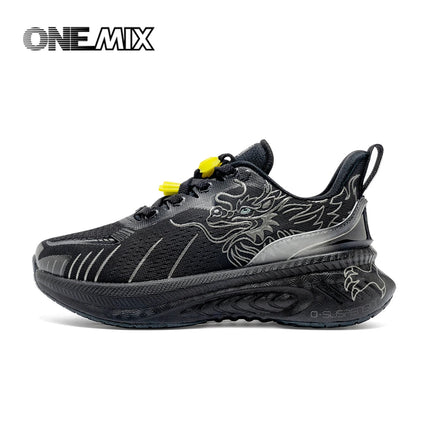 ONEMIX Scarpe da ginnastica per bambini per ragazzi e ragazze Scarpe da tennis in rete Sport traspiranti Scarpe da corsa per bambini Scarpe da passeggio piatte casual per bambini PlatiNum