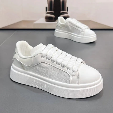 2025 New Men's Breathable Sneakers Fashion Trend Versatile Casual Shoes Thick soled Height Increasing Sports Running Shoes