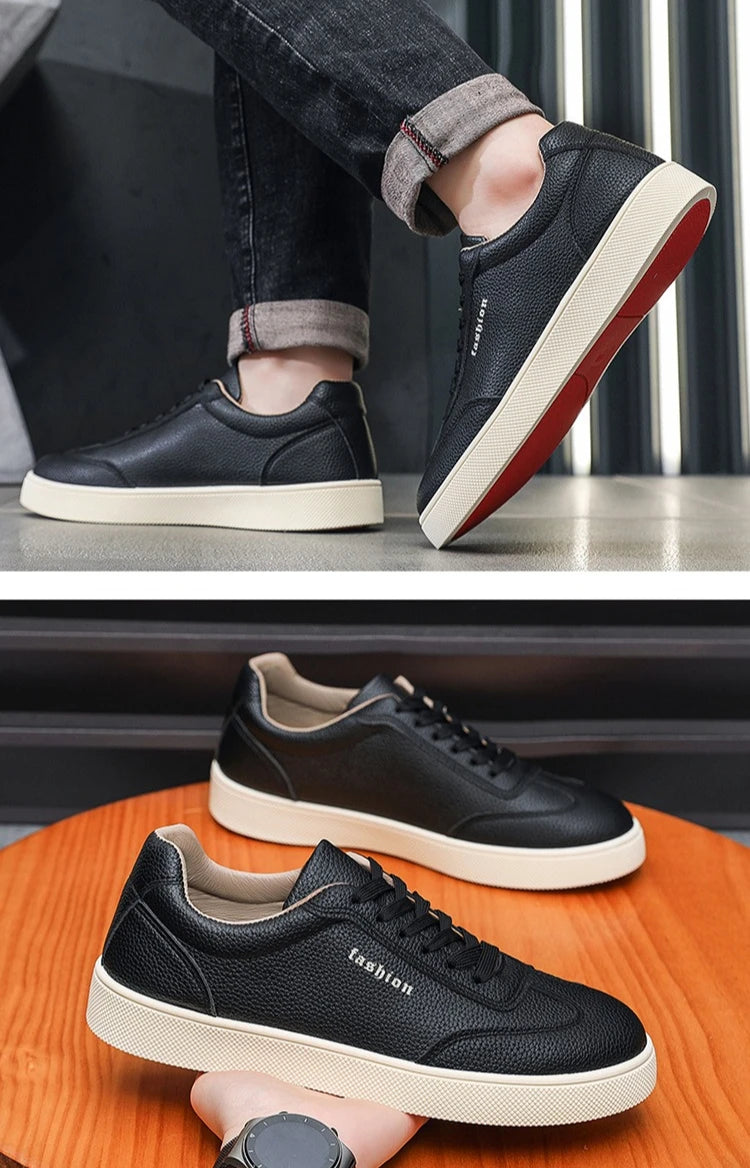 Casual Shoes Loafers British Leather Sneakers Flats Shoes Classic Men Leather Shoes Spring Summer New Trendy Designer Loafers