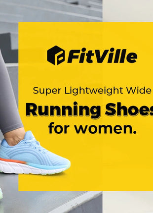 FitVille Wide Toe Box Shoes For Women Breathable Wide Fit Running Shoe Lightweight for Swollen Feet with Cushioned Relief Pain PlatiNum