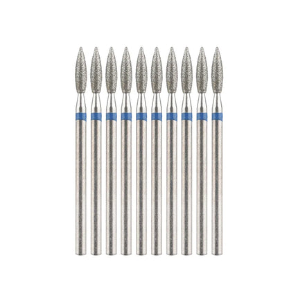 10Pcs Diamond Milling Cutter For Manicure Electric Nail Drill Bits Accessory Pedicure Machine Nail File Gel Remover Tool uñas Accesorios Y Herramientas