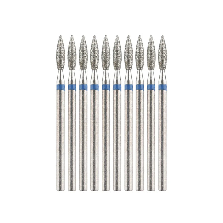 10Pcs Diamond Milling Cutter For Manicure Electric Nail Drill Bits Accessory Pedicure Machine Nail File Gel Remover Tool uñas Accesorios Y Herramientas