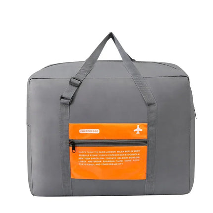 Korean Foldable Square Airplane The Tote Bag Waterproof Handbag Packing Cubes For Travel Oxford Cloth Weekend Travel Bag Luggage PlatiNum