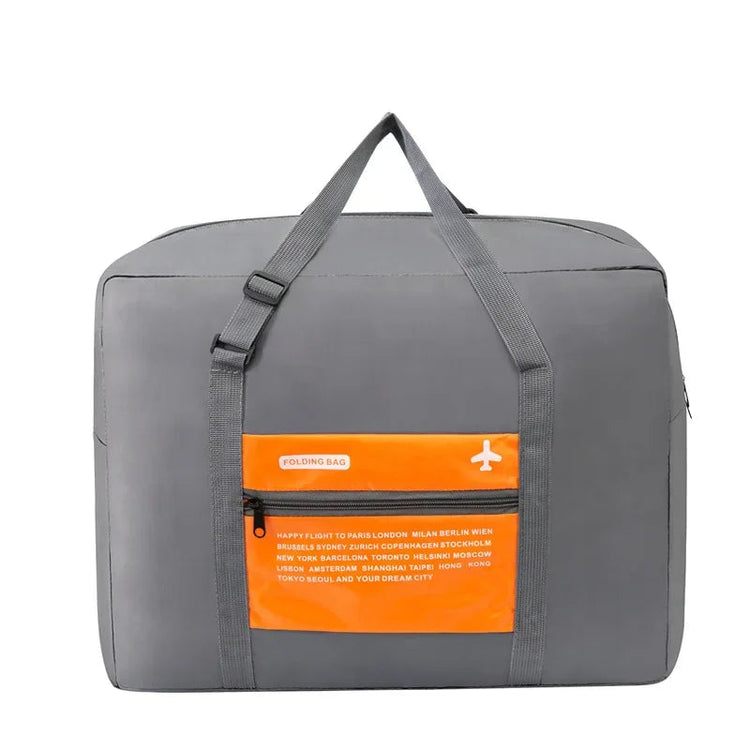 Korean Foldable Square Airplane The Tote Bag Waterproof Handbag Packing Cubes For Travel Oxford Cloth Weekend Travel Bag Luggage PlatiNum