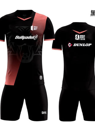 Men's T-shirt And Shorts Set Summer Men's Tennis Short Sleeve T-shirt Stylish And Comfortable Badminton Training Shorts PlatiNum