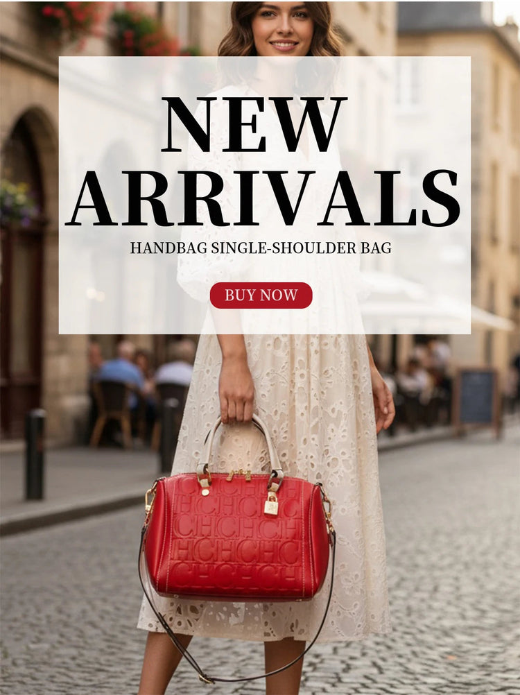 CH Autumn/Winter Christmas Fashion PU Material Lock Lock Design Women's Crossbody Bag 2025 Designer New Handbag Trendy Brand PlatiNum