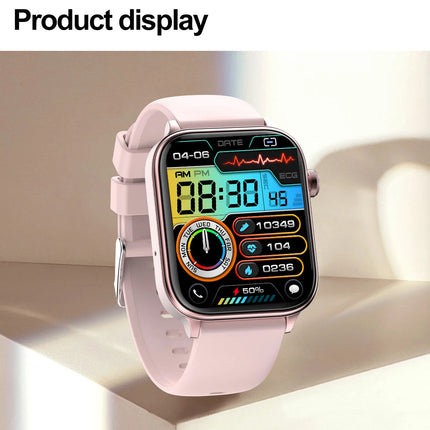 2025 Nuovo AI Diagnosi Lipidi nel sangue Acido urico Test di composizione corporea Smart Watch per uomo ECG + PPG Chiamata Bluetooth Salute Smartwatch platinumshop