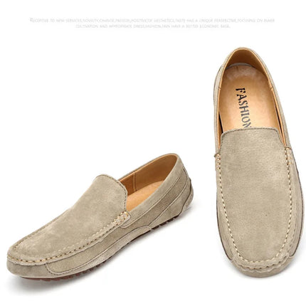 Mocassini da uomo in pelle scamosciata di lusso 2022 scarpe casual da uomo scarpe da barca fatte a mano da uomo Slipon scarpe da guida mocassini maschili Zapatos
