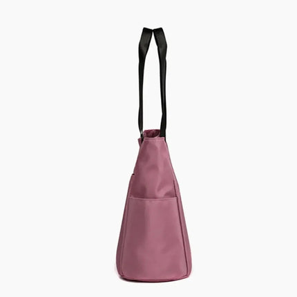 High Quality Large Capacity Handbag Tote Bags Lightweight Waterproof Nylon Shoulder Bag For Work School And Travel Shoulder Bags PlatiNum