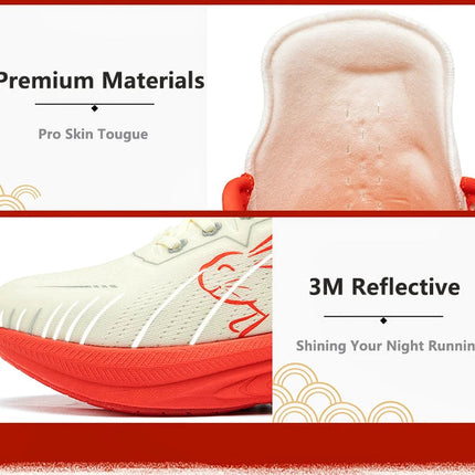 ONEMIX 2025 Nuove scarpe da ginnastica Buffer Scarpe da corsa Runner pesanti da uomo Scarpe sportive da esterno leggere e traspiranti antiscivolo PlatiNum