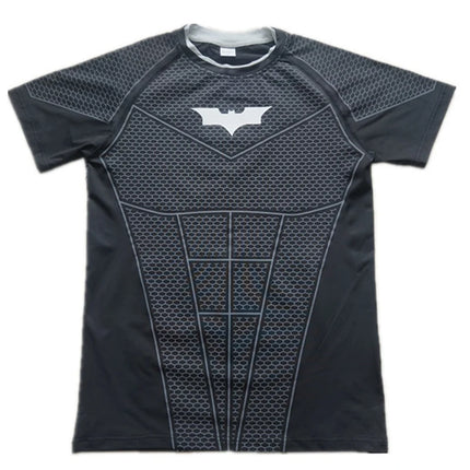 2026 New Men's Quick-Drying Compression Slim Fit Short-Sleeve Sports T-Shirt for Gym Training Fitness Running Sports Bodybuilding