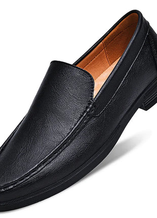 Calzature da uomo in pelle Slip on Office Man Scarpe formali Festa di nozze Scarpe eleganti da uomo Breath Driving Mocassini pigri Mocassini