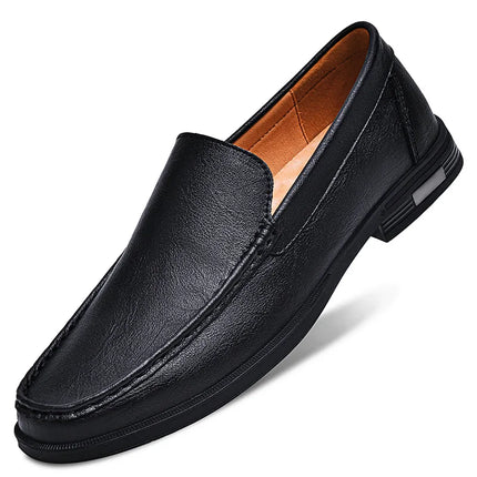 Calzature da uomo in pelle Slip on Office Man Scarpe formali Festa di nozze Scarpe eleganti da uomo Breath Driving Mocassini pigri Mocassini