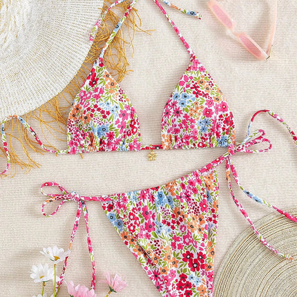 Costume da bagno donna micro bikini sexy 2026 Trend bikini perizoma in due pezzi Set costumi da bagno donna con lacci da spiaggia per costume da bagno donna PlatiNum