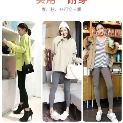 High-quality Sheep Hot Sales Leggings Women Autumn Winter Wool Long Elastic Ladies Fashionable Versatile Basic Style Warm Pants PlatiNum