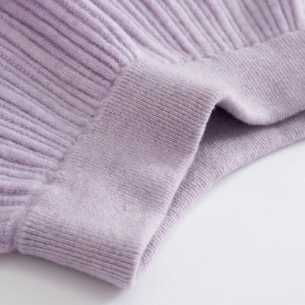 Autumn Winter Women Tiered Skirt Cashmere A-line Pleated Skirt Elastic Waist 100% Cashmere Knitted High Quality Soft Solid Dress PlatiNum