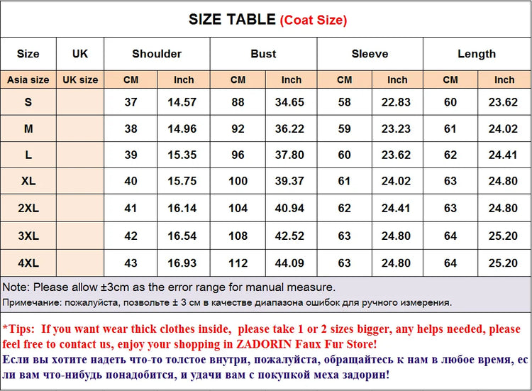 ZADORIN Fashion Thick Warm Winter Coat Woman Luxury Faux Fox Fur Coat Jackets Woman Stand Fur Collar Fake Fur Jacket Outerwears