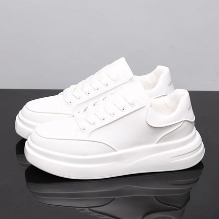New Couple's Small White Shoes Men's Sneakers Women Sports Shoes Increased Height Inside Casual Sports Shoes