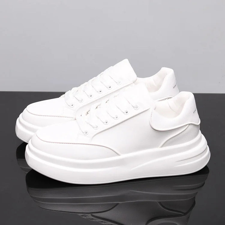 New Couple's Small White Shoes Men's Sneakers Women Sports Shoes Increased Height Inside Casual Sports Shoes