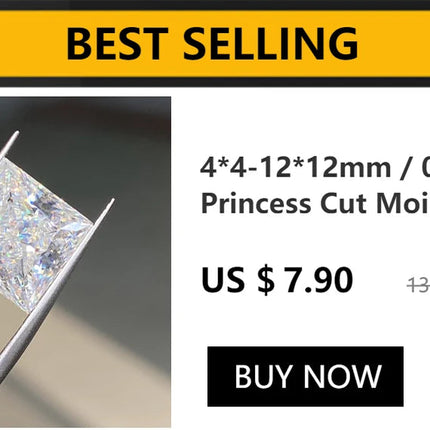 New Premium D Color VVS1 Moissanite Loose Stone Full Size Factory Wholesale Fine Jewelry Certified Moissanite Diamonds With GRA PlatiNum