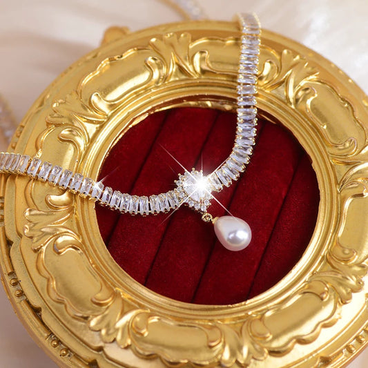 Collana girocollo con catena a clavicola color oro moda per donna collana girocollo da sposa con gioielli eleganti a catena semplice di moda