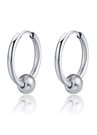 Long Hanging Crosses Leaves Pendants Hoops Woman Earrings Man Vintage Stainless steel Hip Hop Ear Piercing Jewelry Accessories PlatiNum
