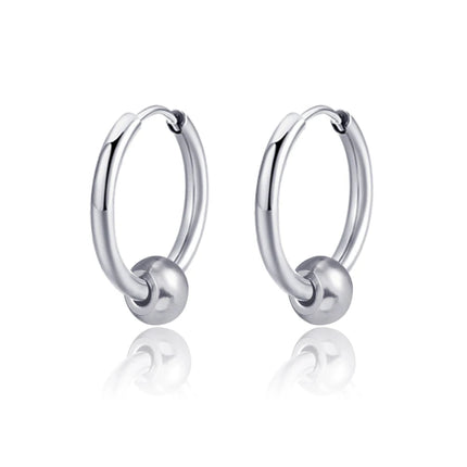 Long Hanging Crosses Leaves Pendants Hoops Woman Earrings Man Vintage Stainless steel Hip Hop Ear Piercing Jewelry Accessories PlatiNum