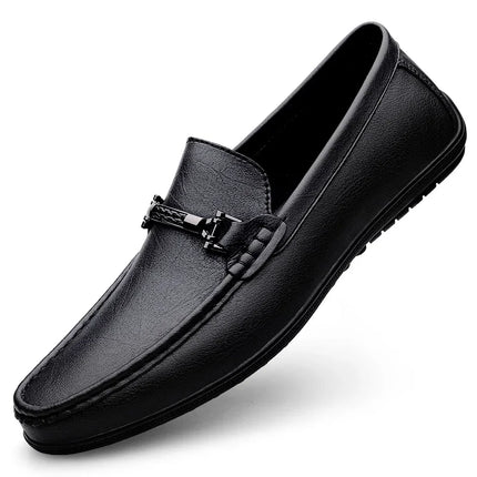Scarpe da Uomo in Vera Pelle Taglia: 36-46 Mocassini Traspiranti Fatti a Mano per Business Casual e Guida