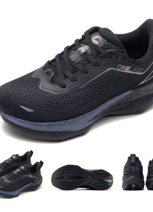 ONEMIX Scarpe da corsa da jogging per uomo Scarpe da ginnastica da esterno super leggere Scarpe da passeggio antiscivolo con ascensore Donna PlatiNum