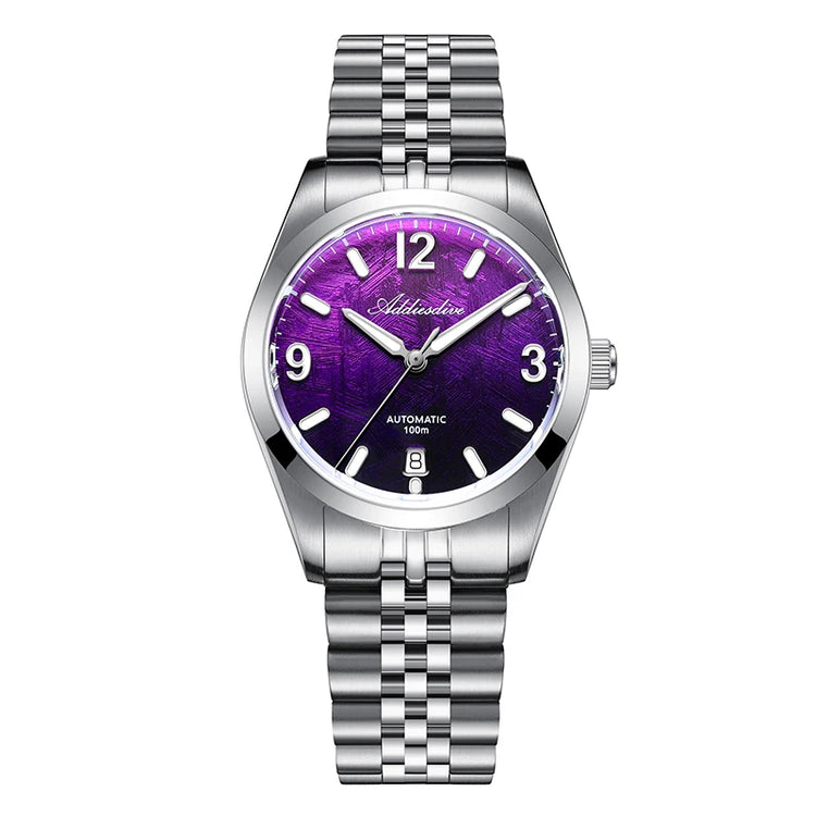ADDIESDIVE New Watches AD2547 Sapphire 39mm Luxury Men Automatic Wristwatch Japan 8215 Mechanical BGW9 Luminous Waterproof 100m