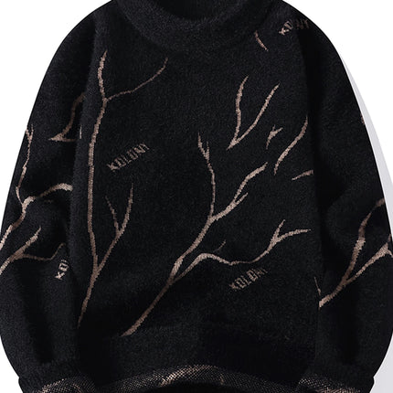 Men's New Fall and Winter Sweater Bottoming Shirt Men's O Neck Design Comfortable Lazy Windproof Warm Pullovers Men's R126