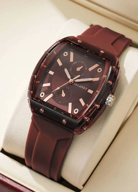 Orologi da donna alla moda Orologi da polso al quarzo da donna con cinturino in silicone casual per ragazze Orologio Reloj Mujer (senza scatola)
