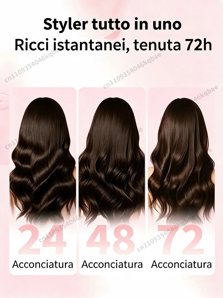 SenCiciMen 6-in-1 Air Multi-Styler & Hair Dryer Brush With Auto-Wrap Curlers 1500W Powerful Blow Dryer with Negative Ions  Fast Drying, Curling, Volumizing & Straightening Gift for Women