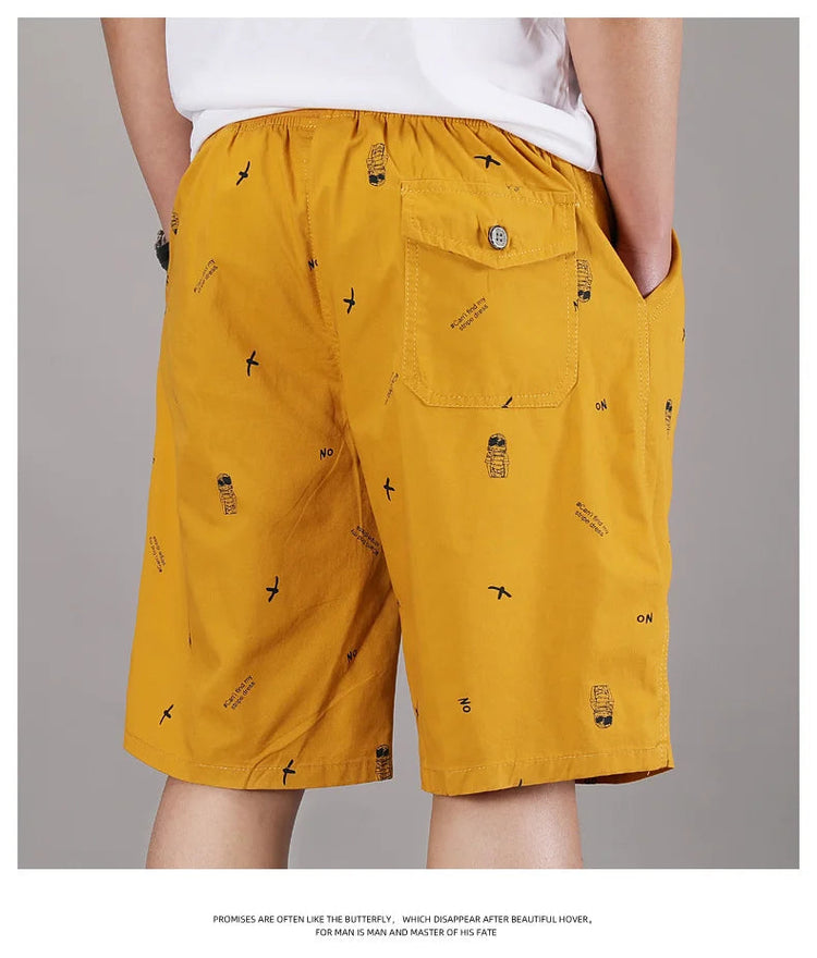 Top Quality 100% cotone Nuovo marchio estivo Moda casual Streetwear Pantaloncini da surf Pantaloni da uomo Pantaloni larghi con coulisse Abbigliamento da uomo platinumshop