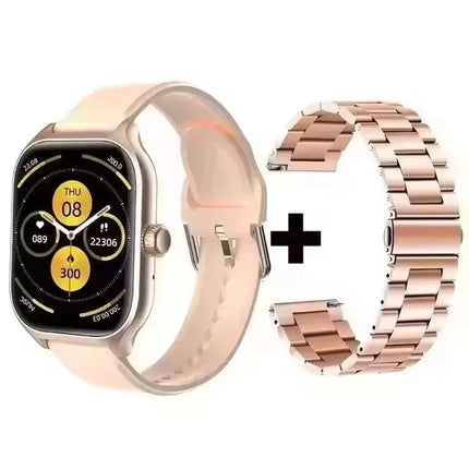 Smartwatch 2025 per Android e iOS, Schermo a Colori da 2,01 Pollici, Risposta alle Chiamate Bluetooth, Orologio Fitness Tracker per Donne e Uomini platinumshop