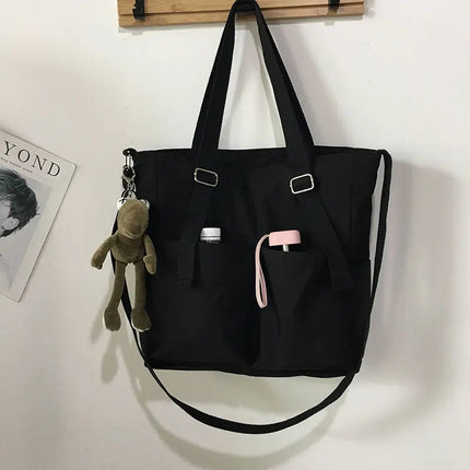 Waterproof Oxford Large Capacity Women Handbag Shoulder Bag Female Crossbody Bags for Women Casual Tote Bag PlatiNum